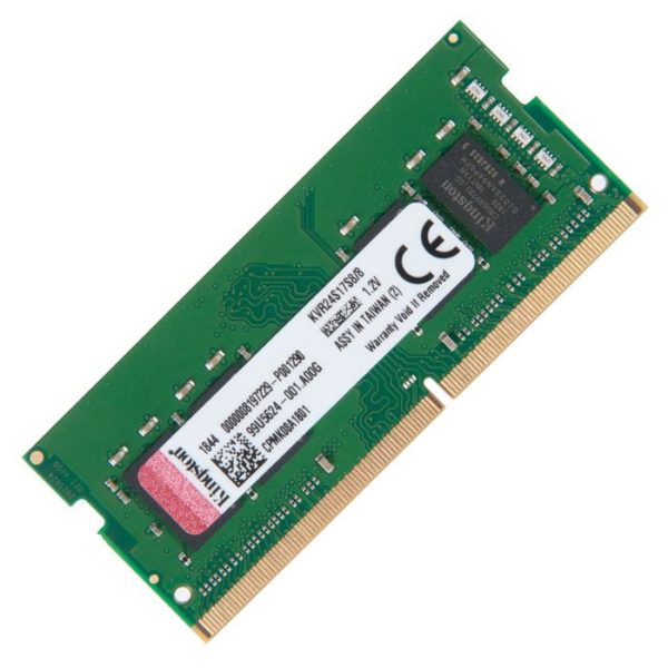 KVR24S17S8/8 ОПЕРАТИВНАЯ ПАМЯТЬ ДЛЯ НОУТБУКА SO-DIMM DDR4, 8 ГБ, 2400 МГЦ (PC-19200), KINGSTON