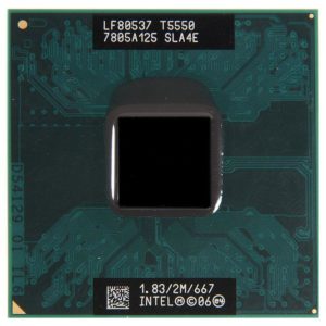 SLA4E процессор для ноутбука Intel Core 2 Duo Mobile T5550 Socket P 1.83 ГГц