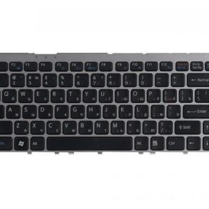 148084172 КЛАВИАТУРА ДЛЯ НОУТБУКА SONY VAIO VGN-FW, VGN-FW41MR, ЧЕРНЫЕ КНОПКИ