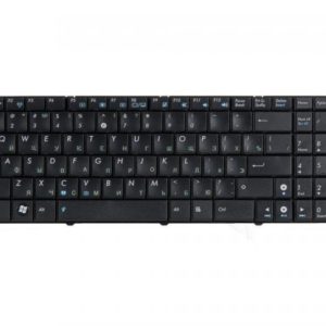 04GNV91KRU00-2 КЛАВИАТУРА ДЛЯ НОУТБУКА ASUS K50, K51, K51A, K50AB, K50AD ЧЕРНАЯ, ГОР. ENTER