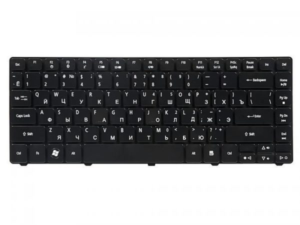 KB.I140A.077 КЛАВИАТУРА ДЛЯ НОУТБУКА ACER ДЛЯ ASPIRE 3410, 3750, 3810, 3811, 3820 ЧЕРНАЯ, ГОР. ENTER