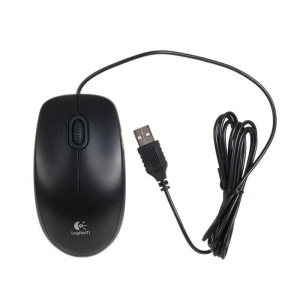 910-003357 МЫШЬ LOGITECH B100 USB, ЧЕРНАЯ