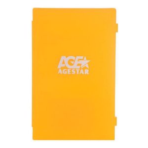SUBCP1 КОНТЕЙНЕР (BOX) ДЛЯ HDD 2.5"  SATA AGE STAR, USB 2.0, ОРАНЖЕВЫЙ