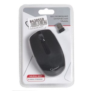 MUSW-207 МЫШЬ GEMBIRD MUSW-207 USB, ЧЕРНАЯ