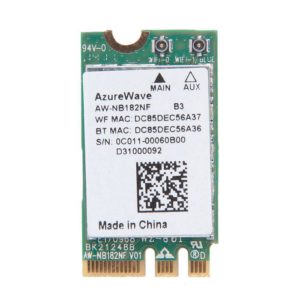 0C011-00060B00 МОДУЛЬ WIFI AZWAVE AW-NB182NF 802.11B/G/N+BT4.0+HS M.2 1630