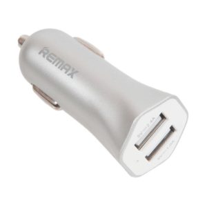 RCC-204 АВТОМОБИЛЬНОЕ ЗАРЯДНОЕ УСТРОЙСТВО 2 В 1 REMAX 5V/2.4A СЕРЕБРИСТЫЙ RCC-204