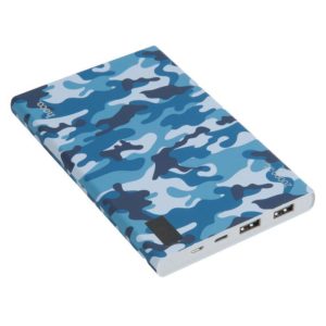 6957531077206 ВНЕШНИЙ АККУМУЛЯТОР HOCO B33A-20000 2 USB С ДИСПЛЕЕМ CAMOUFLAGE SERIES (20000MAH), СИНИЙ КАМУФЛЯЖ