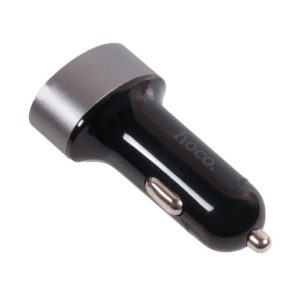 6957531076605 АВТОМОБИЛЬНОЕ ЗАРЯДНОЕ УСТРОЙСТВО HOCO Z26 С ДИСПЛЕЕМ 2 В 1, ЧЕРНЫЙ