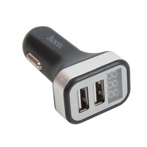 6957531057710 АВТОМОБИЛЬНОЕ ЗАРЯДНОЕ УСТРОЙСТВО HOCO Z3 2 USB LCD, ЧЕРНЫЙ