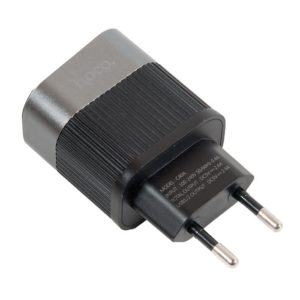 6957531089285 ЗАРЯДНОЕ УСТРОЙСТВО HOCO C40A SPEEDMASTER DUAL PORT CHARGER(EU), ЧЕРНЫЙ