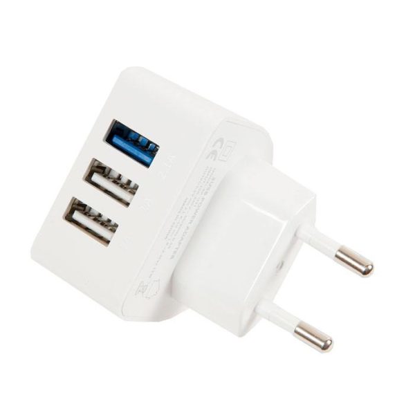 RP-U31 ЗАРЯДНОЕ УСТРОЙСТВО REMAX 3.1A 3 USB CHARGER 
MOON RP-U31, БЕЛЫЙ