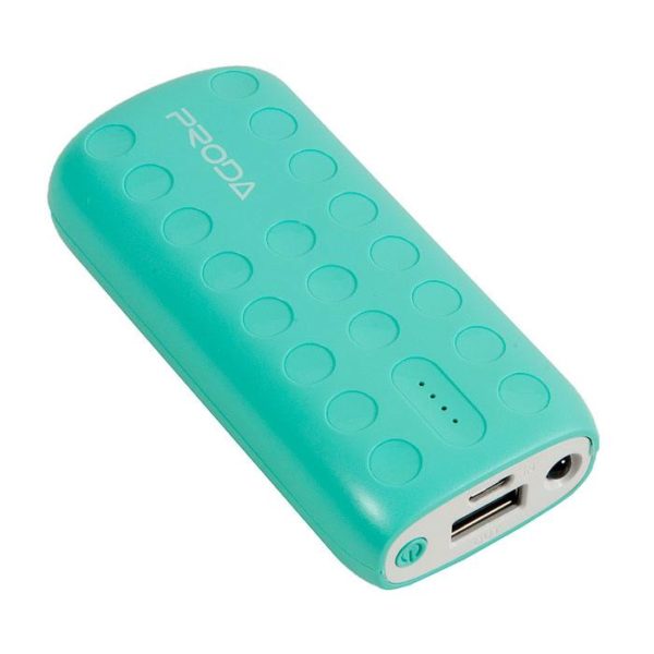 PPL-2 ВНЕШНИЙ АККУМУЛЯТОР PRODA LOVELY SERIES 5000MAH, ЗЕЛЕНЫЙ