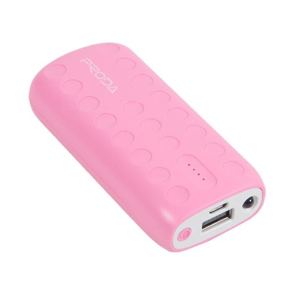 PPL-2 ВНЕШНИЙ АККУМУЛЯТОР PRODA LOVELY SERIES 5000MAH, РОЗОВЫЙ